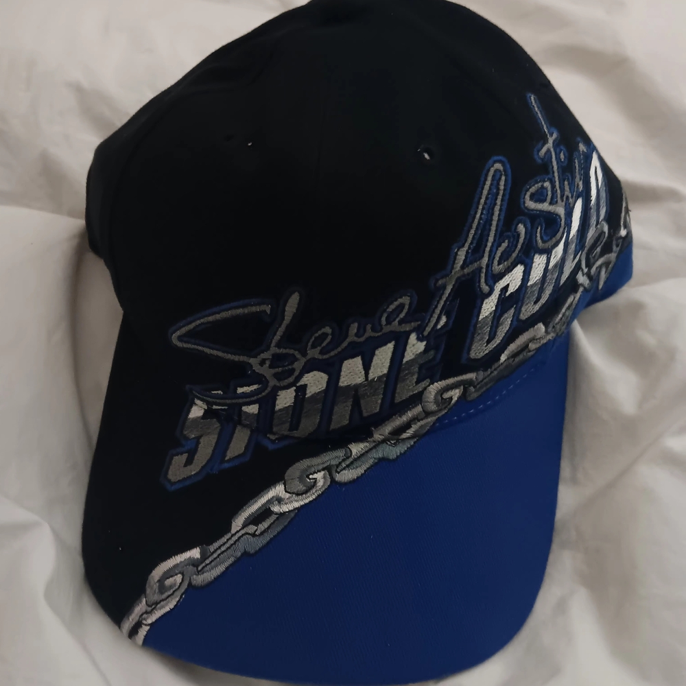 WWE Black and Blue Embroidered Hat